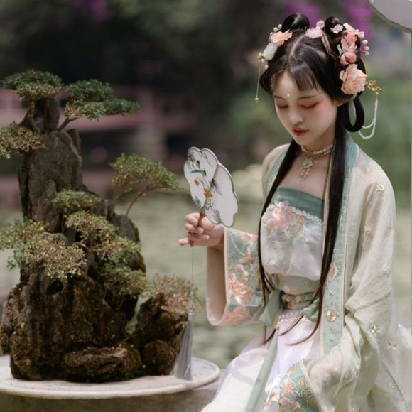 Koi Blessings Embroidered Gown | Traditional Hanfu - Picture 8 of 10